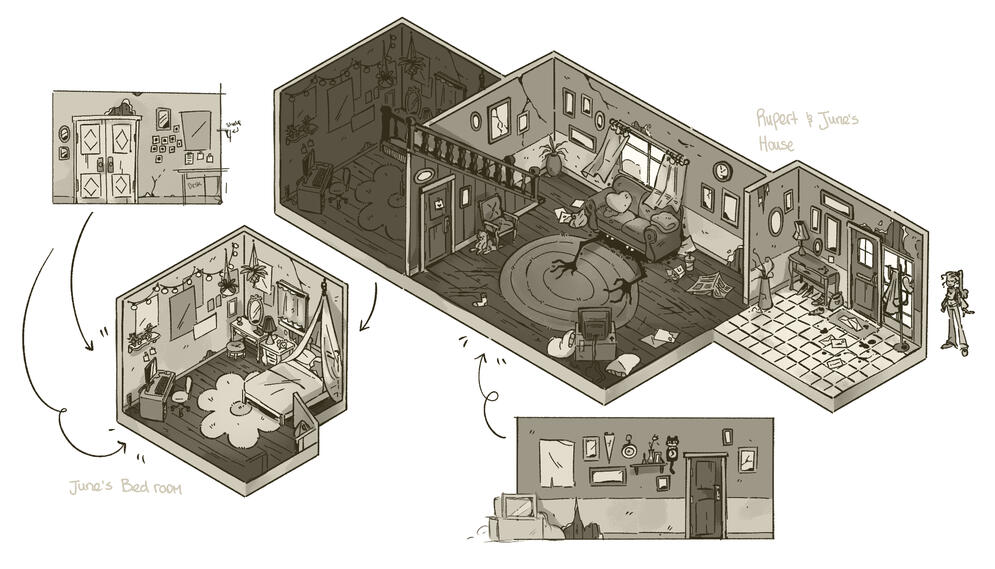 June and Rupert's basement suite