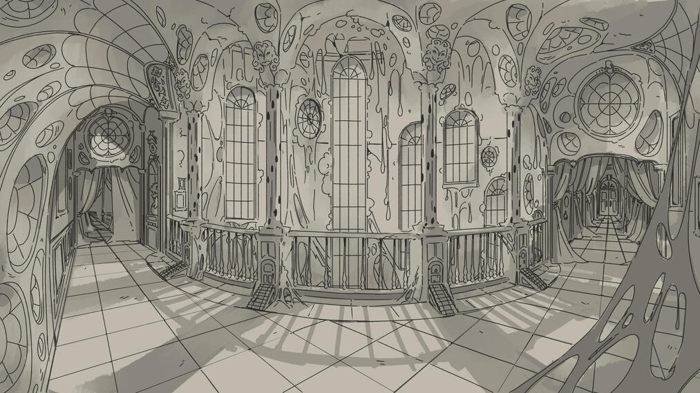 The Spider Queen's lair concepts