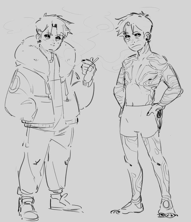 Griffin character sketches